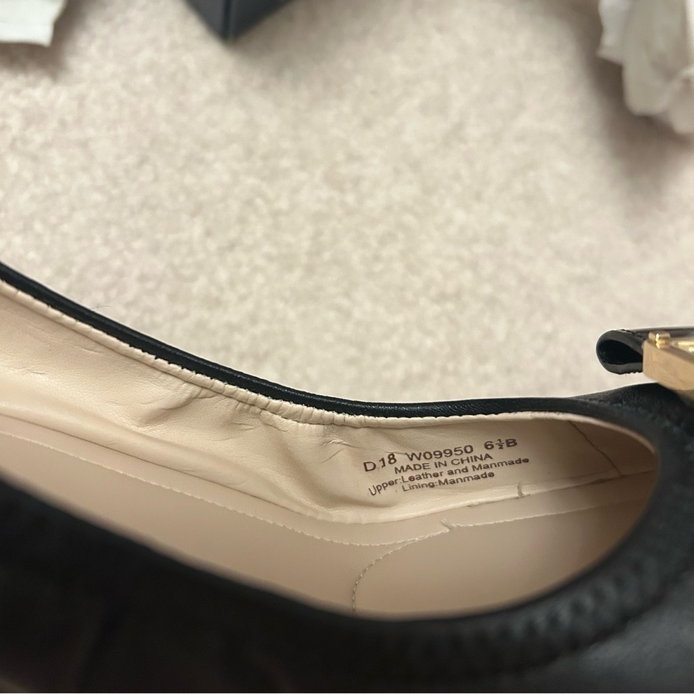 Cole Haan Emory Bow Wedge Pumps in Black Size 6.5B - Picture 11 of 11